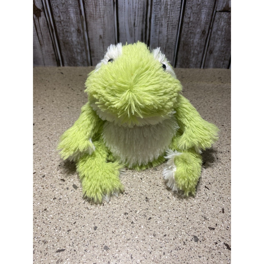 Warmies Cozy Green Frog 9" Soft Plush Therapy Microwavable Heatable